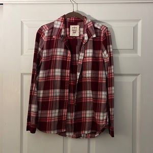 Pink and Cranberry Flannel